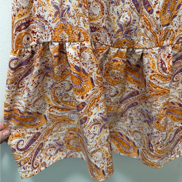 SHEIN Boho Paisley Babydoll Tiered Dress - Picture 4 of 7